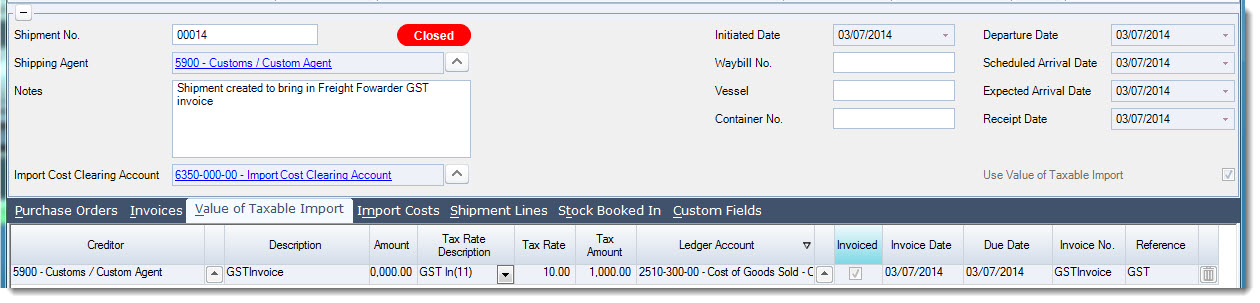 https://austlinkwebresources.s3.amazonaws.com/www.jiwatraining.com.au/articles/Jiwa-Landed-Costing-Freight-Forwarder-Invoices-GST/7.jpg